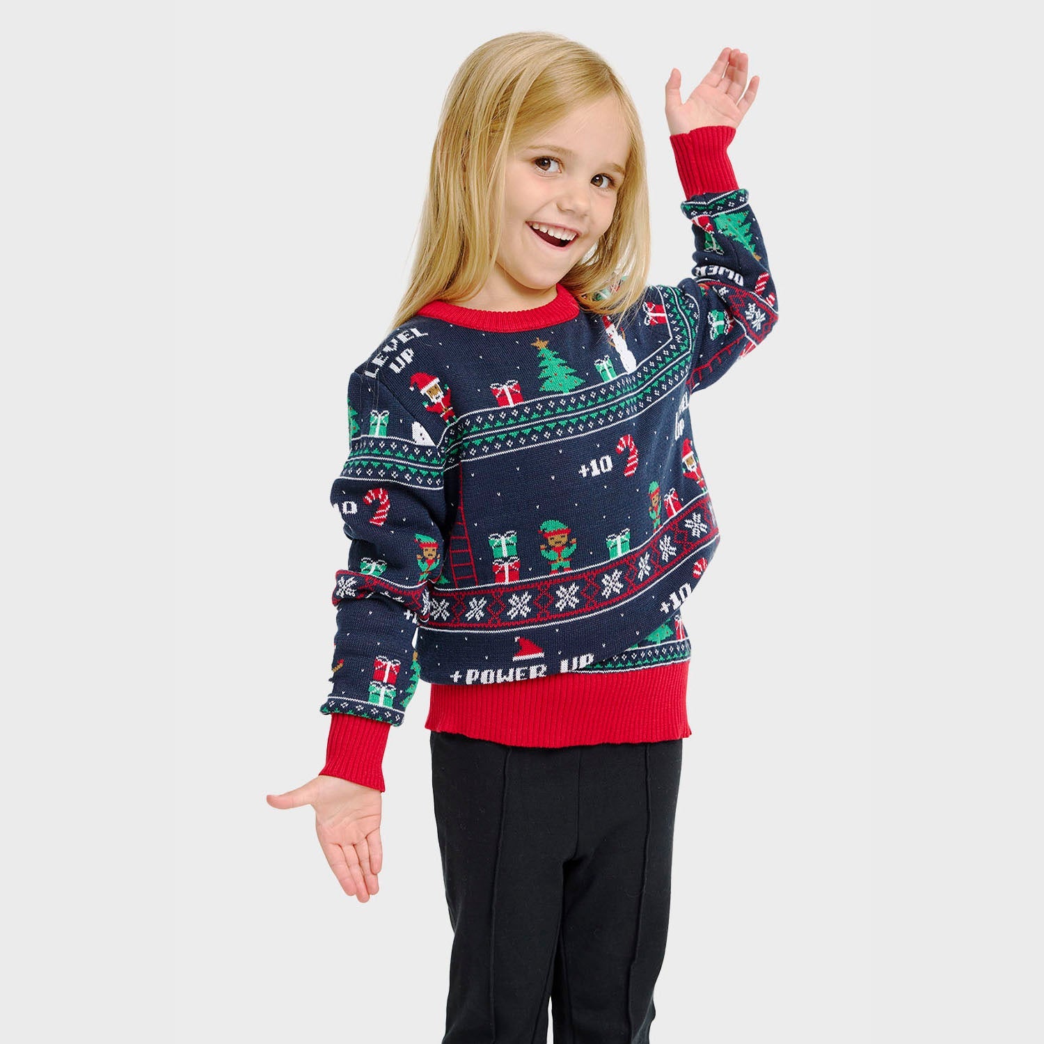 Vintage Gaming Christmas Sweater β Kids